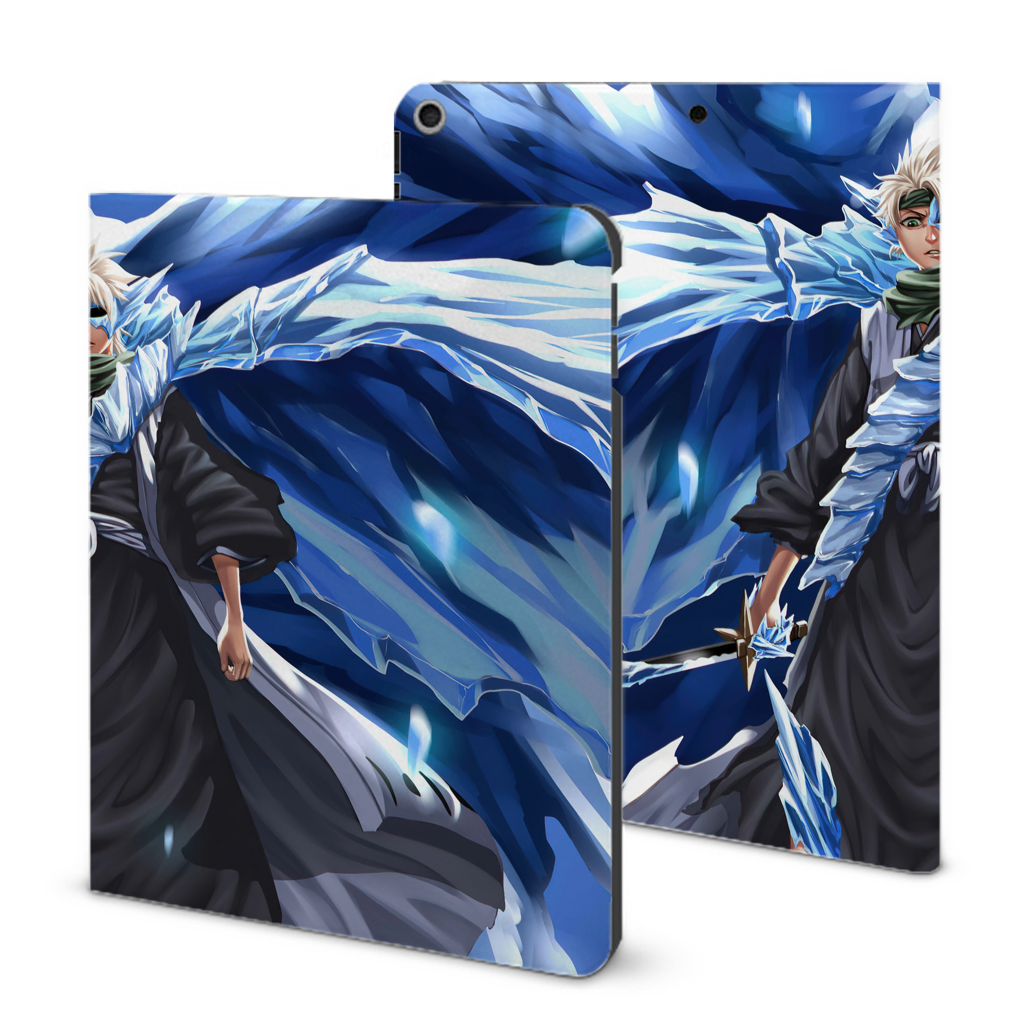 （画像用） ブリーチ BLEACH IPad ケース ブック型 PUレザー TPU 耐衝撃 軽量 薄型 ペン収納なし 全面保護 IPad 各モデル対応